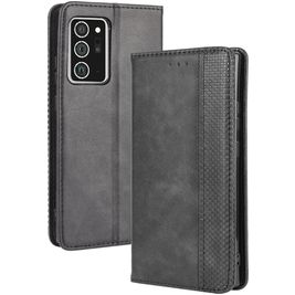 Mobigear Sensation Housse Samsung Galaxy Note 20 Ultra Etui Porte-Monnaie - Noir