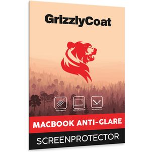 GrizzlyCoat MacBook Pro 15 Pouces (2016-2019) Protection d'écran Anti-Glare Film - Compatible Coque - Noir Model A1707 / A1990