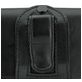Valenta Arezzo Etui de ceinture en Cuir Véritable (max 14,5 cm x 7,8 cm) - Pochette de ceinture - Holster - Noir