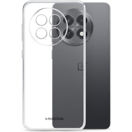 Mobilize Gelly Case Coque Transparente OnePlus 13R Coque arrière en TPU Souple - Transparent