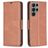 Mobigear Excellent Housse Samsung Galaxy S25 Ultra Etui Porte-Monnaie - Marron