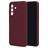 Mobiparts Coque Samsung Galaxy A36 Coque arrière en Silicone - Plum Red
