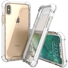 Mobigear Crystal Coque iPhone X Coque arrière Rigide - Blanc / Transparent