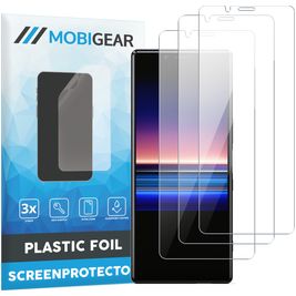 Mobigear Sony Xperia 1 IV Protection d'écran Film - Compatible Coque (Lot de 3)