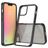 Mobigear Crystal iPhone 13 Plastique rigide Coque arrière - Noir
