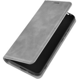 Mobigear Retro Slim Housse POCO F2 Pro Etui Porte-Monnaie - Gris