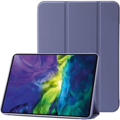 Mobigear Tri-Fold Gel Coque iPad 10 (2022) Etui en TPU,Similicuir - Violet