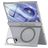 Mobigear Kickstand Coque Samsung Galaxy Z Fold 8 MagSafe Coque arrière Rigide Anti-Chocs avec Support Amovible - Gris
