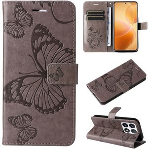 Mobigear Butterfly Housse Xiaomi 14T Pro Etui Porte-Monnaie - Gris