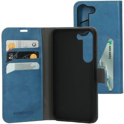 Mobiparts Classic Wallet Housse Samsung Galaxy S23 Etui Porte-Monnaie - Steel Blue