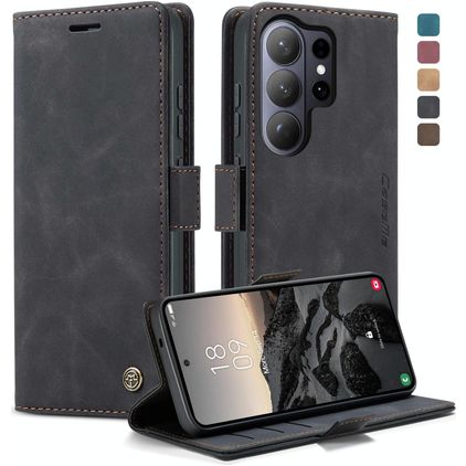 CaseMe 013 Housse Samsung Galaxy S26 Ultra Etui Porte-Monnaie - Noir