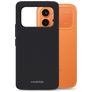 Mobilize Rubber Gelly Coque Honor 600 Smart Coque arrière en TPU Souple - Noir