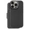 Decoded Detachable Wallet Housse iPhone 16 Pro MagSafe Etui avec Coque Détachable en Cuir Véritable Porte-Monnaie - Noir