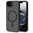 Mobiparts Hardcover Coque iPhone 16e MagSafe Coque arrière Rigide - Satin Black