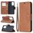 Mobigear Excellent Housse Samsung Galaxy A52 Etui Porte-Monnaie - Cognac