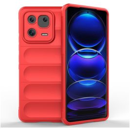 Mobigear Bumpy Coque Xiaomi 13 Pro Coque arrière en TPU Souple - Rouge