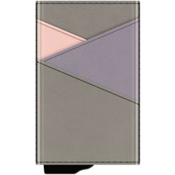 Valenta Snap - Porte Cartes en en Cuir véritable - 9 Cartes - Gris