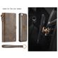 Caseme 01 Housse iPhone 6s Etui avec Coque Détachable Porte-Monnaie - Marron