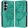 Mobigear Butterfly Housse Samsung Galaxy A27 Etui Porte-Monnaie - Vert