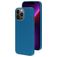 Mobiparts Coque iPhone 13 Pro Max Coque arrière en Silicone - Blueberry Blue