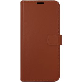 Valenta Gel Skin Housse Samsung Galaxy A72 Etui en Cuir Véritable Porte-Monnaie - Marron