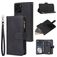 Mobigear Zipper Housse iPhone 12 Pro Etui Porte-Monnaie - Noir