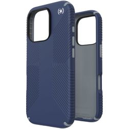 Speck Presidio2 Grip Coque iPhone 16 Pro Coque arrière Rigide Anti-Chocs - Coastal Blue