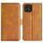 Mobigear Slim Magnet Housse HONOR X8 Etui Porte-Monnaie - Cognac