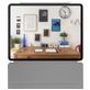Macally Bookstand Coque iPad Pro 11 Pouces (2018) Etui + Porte-crayon - Bleu