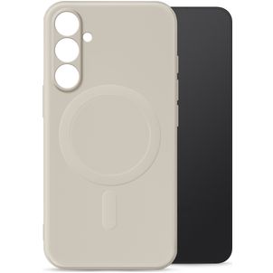 My Style Protective Flex Coque Samsung Galaxy S25 MagSafe Coque arrière en TPU Souple - Antique White