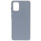 Mobiparts Coque Samsung Galaxy A71 Coque arrière en Silicone - Royal Grey