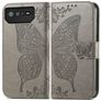 Mobigear Butterfly Housse ASUS ROG Phone 6 Etui Porte-Monnaie - Gris