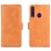 Mobigear Slim Magnet Housse Huawei Y6p Etui Porte-Monnaie - Cognac
