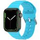Mobigear Bumpy Bracelet Silicone Apple Watch Fermeture boucle ardillon - 49/46/45/44 mm - Bleu