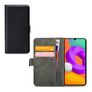 Mobilize Classic Gelly Wallet Housse Samsung Galaxy M22 Etui Porte-Monnaie - Noir
