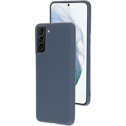 Mobiparts Coque Samsung Galaxy S21 Plus Coque arrière en Silicone - Royal Grey