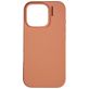 Nudient Base Coque iPhone 16 Pro Coque arrière en Silicone - Peach Orange