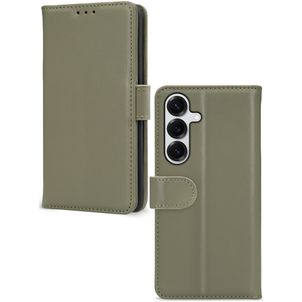 Mobilize Premium Gelly Housse Samsung Galaxy S25 Etui Porte-Monnaie - Vert