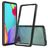 Mobigear Crystal Samsung Galaxy A52 Plastique rigide Coque arrière - Transparent / Noir