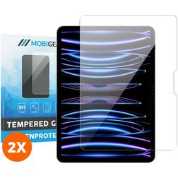 Mobigear iPad Air 13 pouces (2024) Verre trempé Protection d'écran - Compatible coque (Lot de 2)