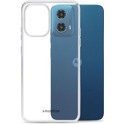 Mobilize Gelly Coque Transparente Motorola Moto G34 Coque arrière en TPU Souple - Transparent