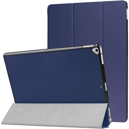 Mobigear Tri-Fold Coque iPad Pro 12.9 Pouces (2017) Etui - Dark Blue