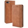 Mobigear Sensation Housse iPhone SE (2022) Etui Porte-Monnaie - Cognac