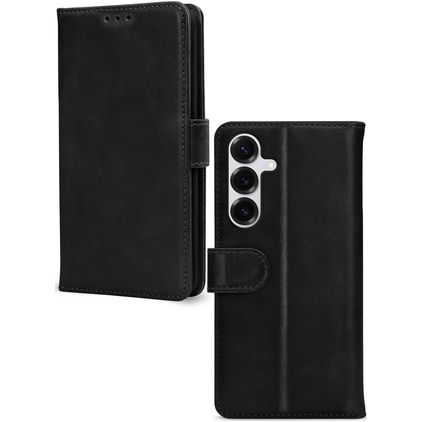 Mobilize Premium Gelly Housse Samsung Galaxy S25 Plus Etui Porte-Monnaie - Noir