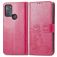 Mobigear Clover Motorola Moto G50 Étui Portefeuille - Rose