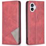 Mobigear Rhombus Slim Housse Nothing Phone (1) Etui - Rouge