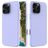 Mobigear Rubber Touch Coque iPhone 16 Pro Max Coque arrière en Silicone - Violet