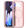 Mobigear Shockproof Coque Google Pixel 9a MagSafe Coque arrière Rigide - Rose