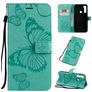 Mobigear Butterfly Housse Xiaomi Redmi Note 8T Etui Porte-Monnaie - Turquoise