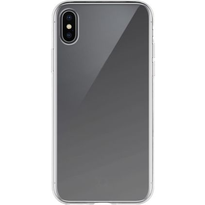 XQISIT Flex Coque Transparente iPhone XS Max Coque arrière en TPU Souple - Transparent